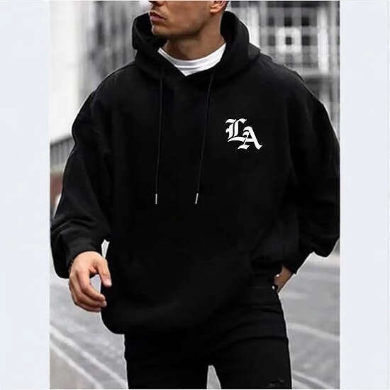 Dark style hip-hop gothic Harajuku printed hoodie with a hooded jacket and a pullover shirt