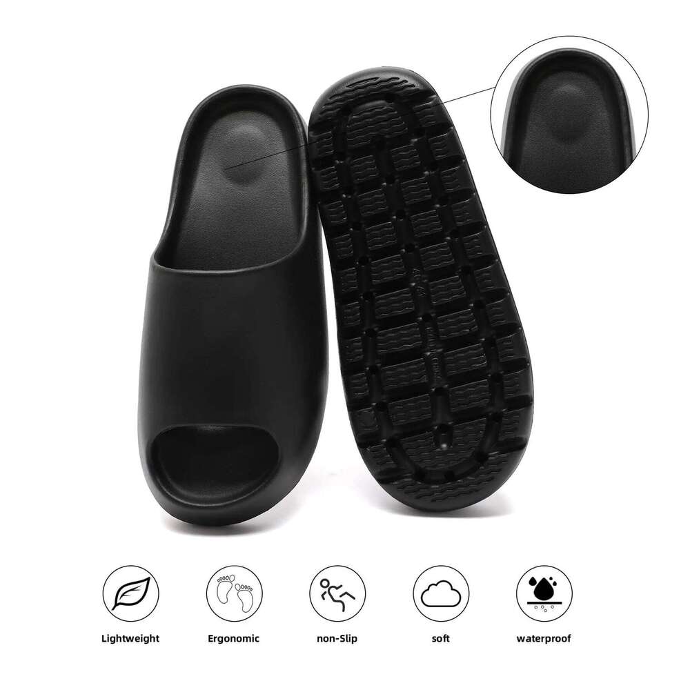 Kidmi Summer Causal EVA Men Shoes Outdoor Nonslip Home Soft Light Beach Cozy Cloud Slippers