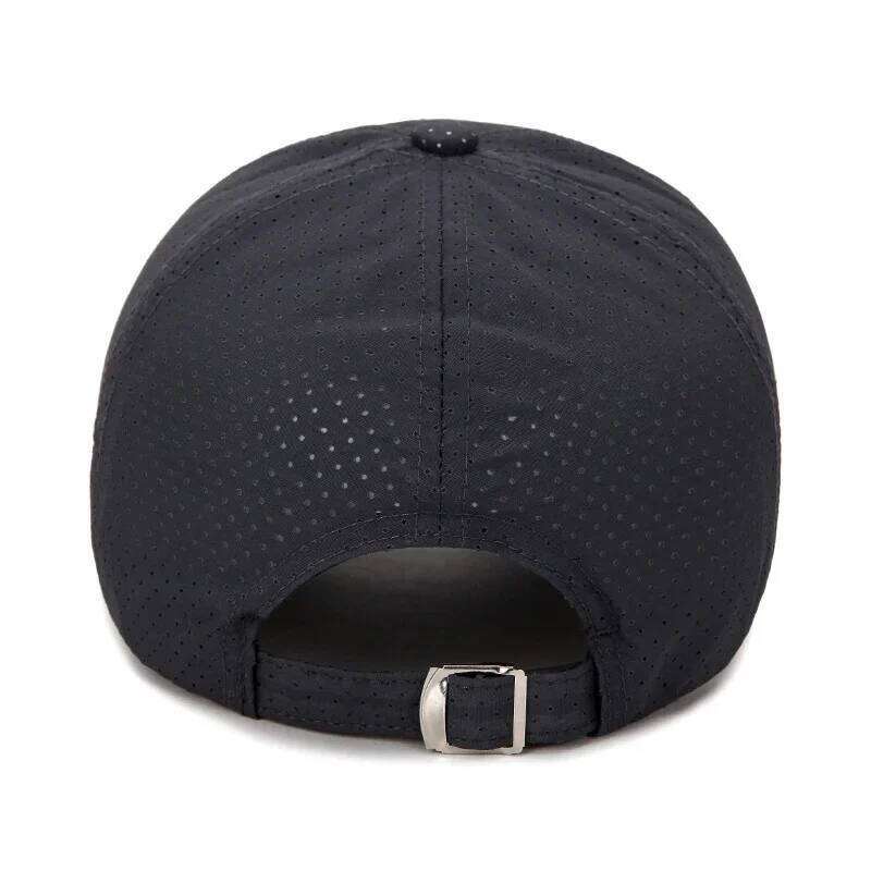 Summer New Breathable Perforated Quick-Drying For Men Fishing Sun Protection Baseball Cap Cycling Travel Sports Hat Y260304