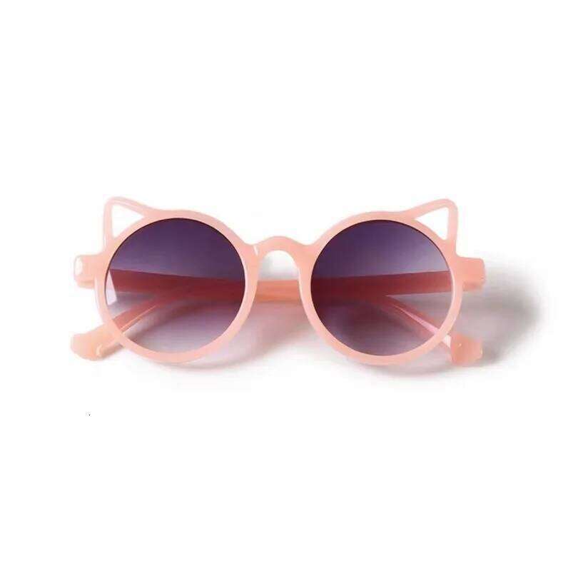 Children's New Fashion Cat's Ears Sunglasses Girls Cat Ear Sun Super Cute And Adorable Glasses Z260304