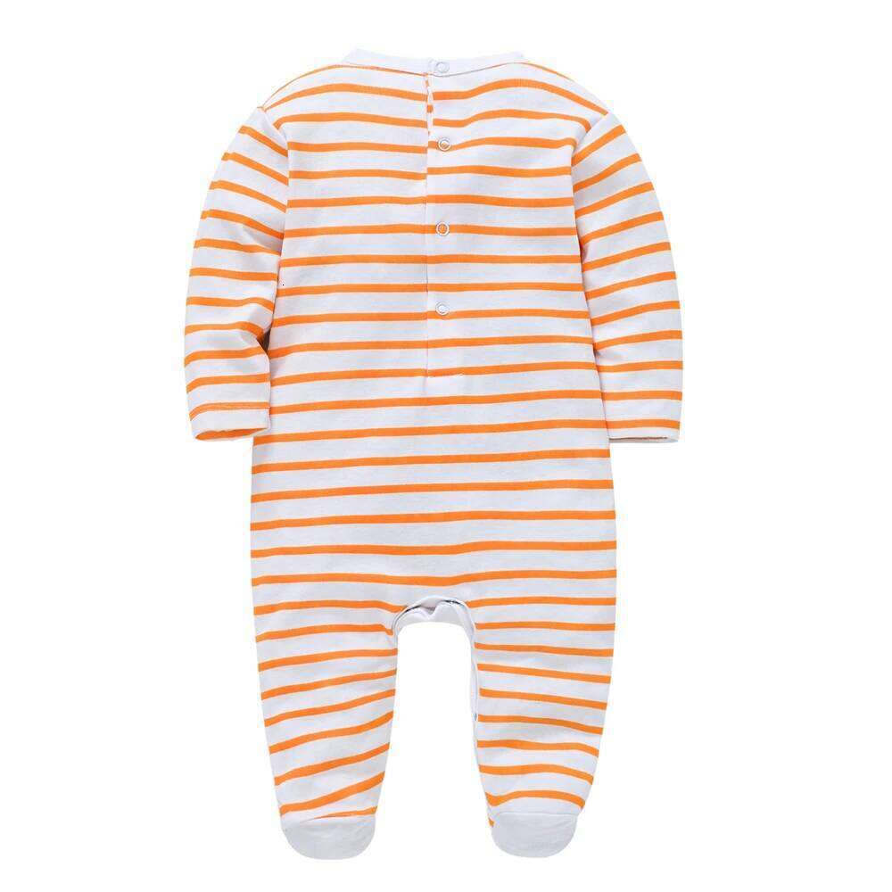 Newborn Baby Boy Clothes Long Sleeve 100% Cotton Cool Fox Design Overalls 0-12 Months Infant jumpsuit Romper Z260304