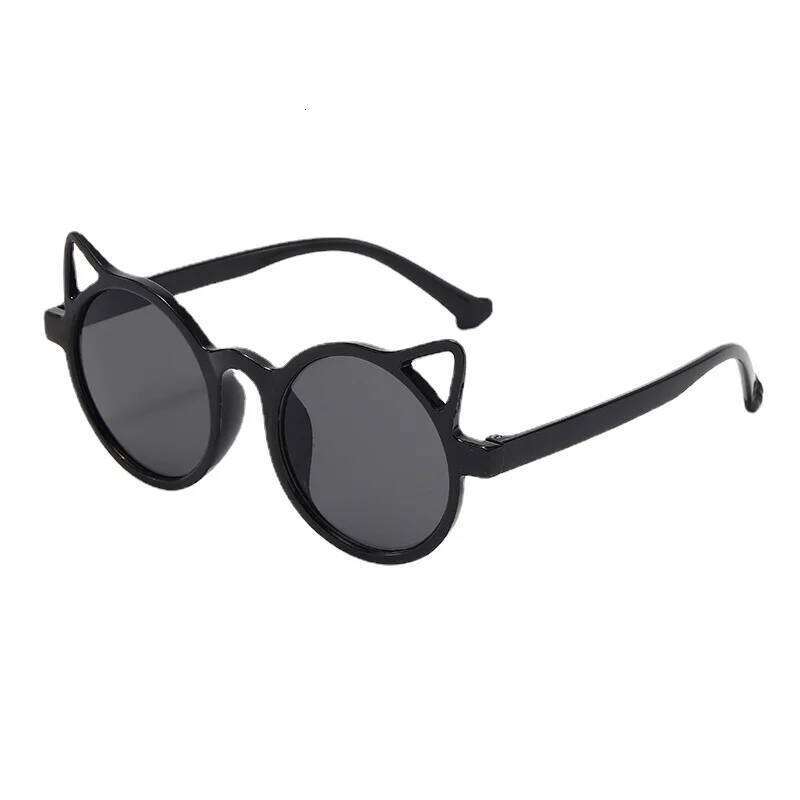New Cat Ear Small Frame Round Sunglasses Children's Brand Fashion Sun Glasses Outdoor Shading for Girls Eyewear UV400 Z260304