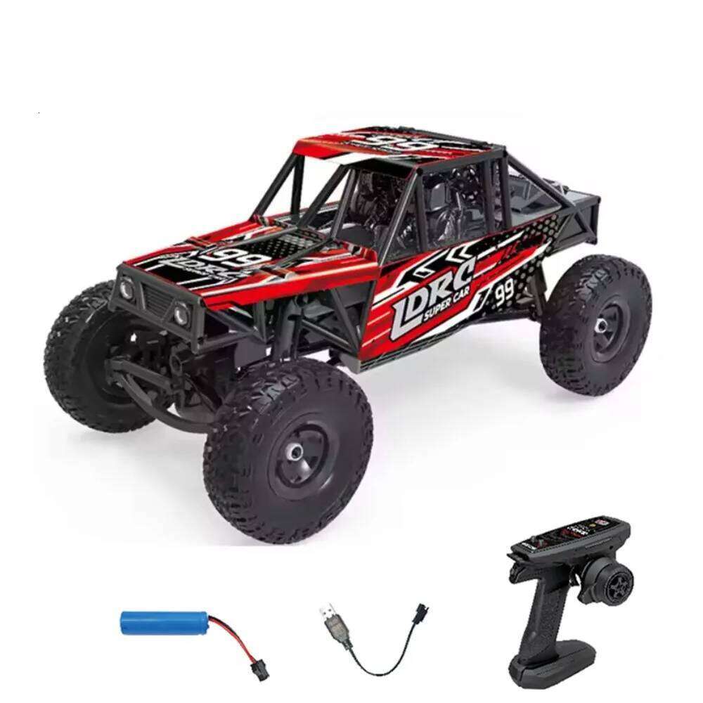 LDRC LD18499 1/18 2.4G RC Climbing Car 4*4 Remote Control Vehicle 280 Brushed Motor ESC Ready to Go Battery Servo USB Charge Z260304