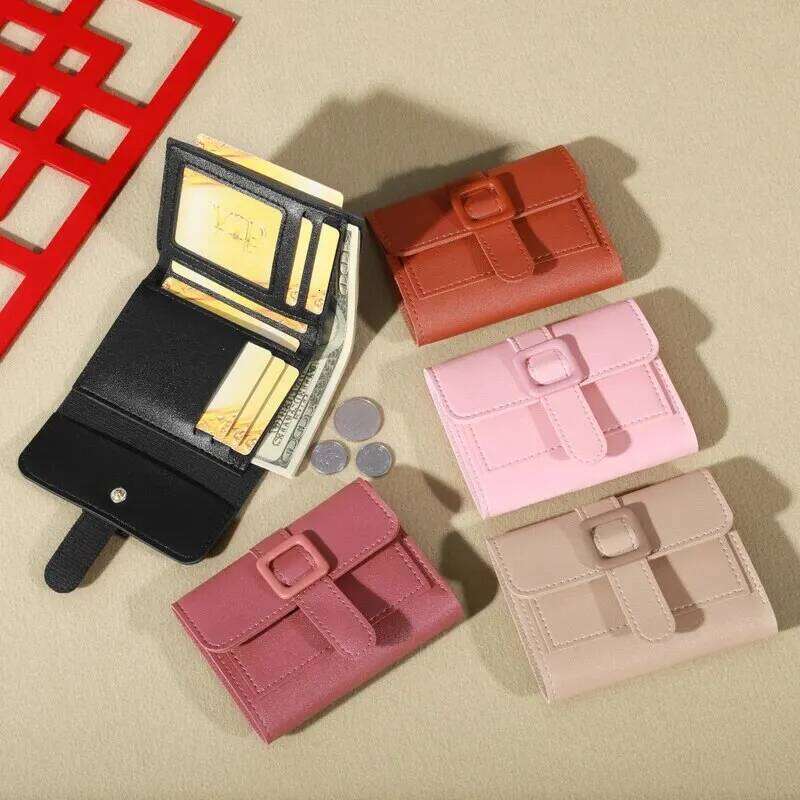 Short Small Fashion Luxury Brand Leather Ladies Card Bag For Women Clutch Female Purse Money Clip Wallet 2024 C260304