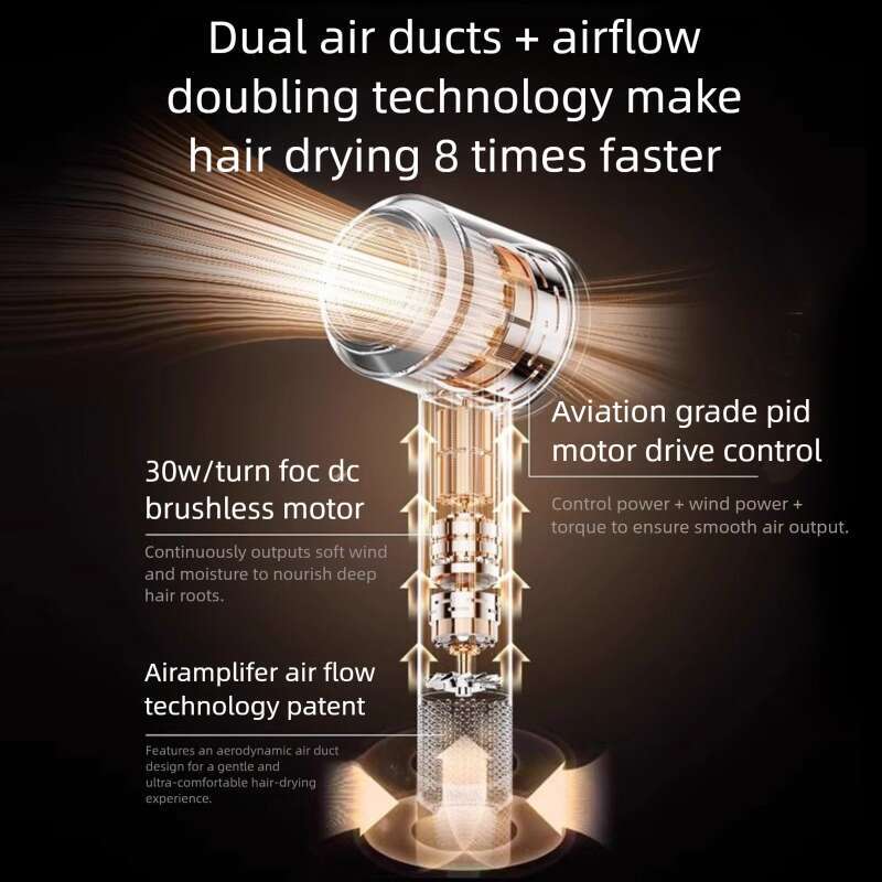 Famous Brand High Speed Dryer Home Use Negative Ion Care Quick Dry Quiet Strong Wind Suitable For Various Hair Types CKS
