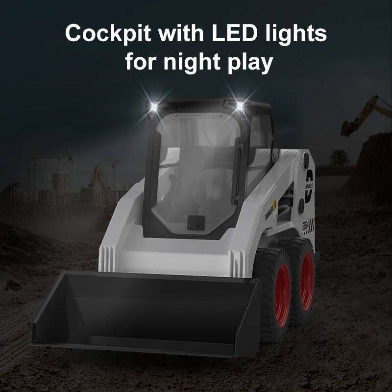 RC Excavator Double E E594 1:14 2.4G Remote control Truck Slip Loader Digging Bucket 360 Rotation High Low Speed Engineer Toy Z260304