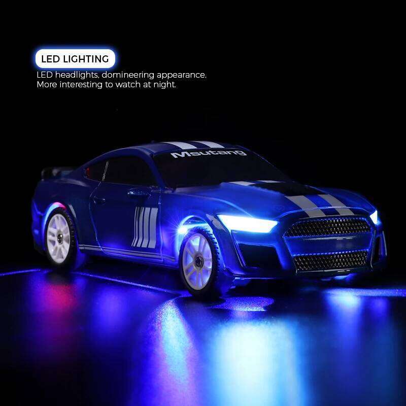 NEW WLtoys K4308 1:43 2.4G RC Drift Racing With LED Lights 4WD Gyroscope High Speed RTR Remote Control Car Toy For Kid Gift Z260304