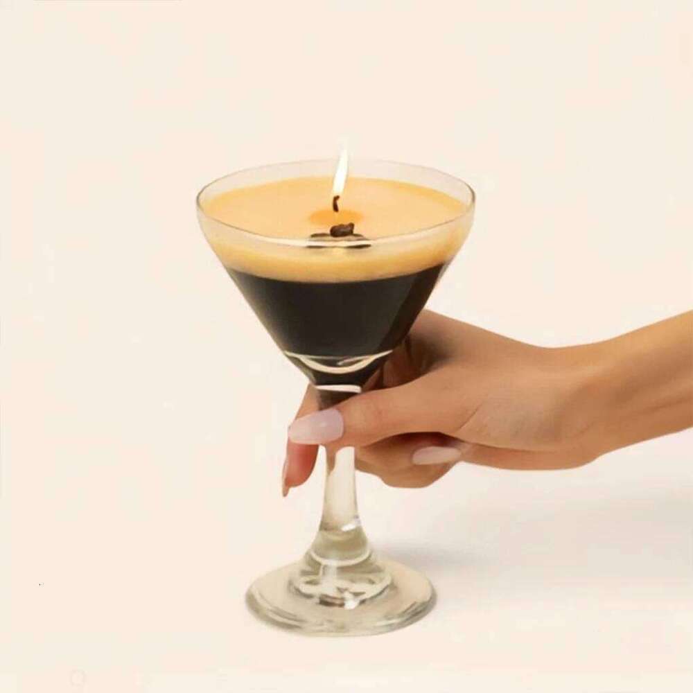 Martini Coffee Scented Candles Romantic Air Fragrance Diffuser Fresh Lasting Soy Wax Candle Home Decoration W260304 W260305