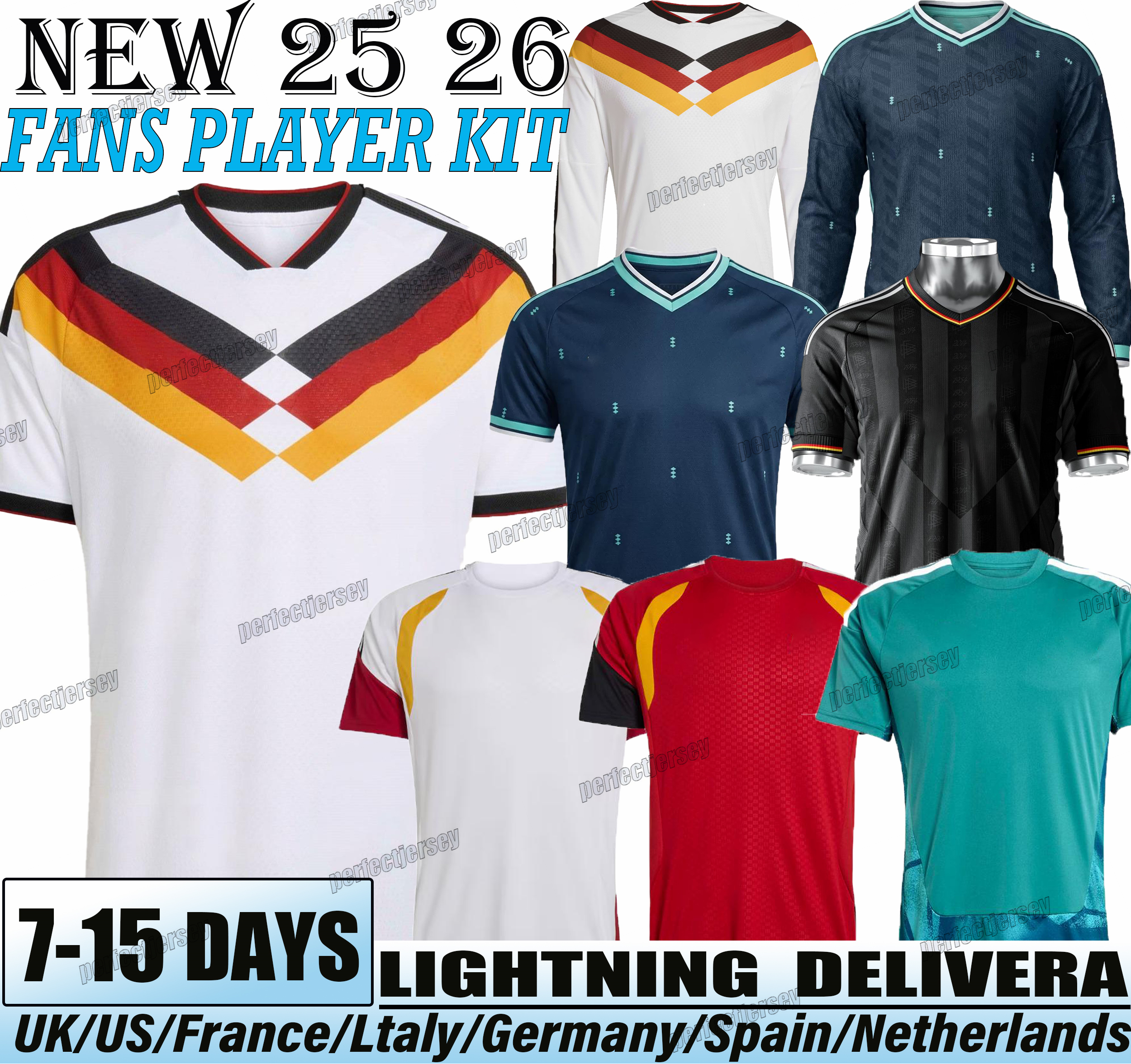 Germany 2026 trikot KROOS Wirtz soccer jersey Gundogan Havertz Musiala Tah RUDIGER Raum MULLER Kimmich football shirt Fans Player Men kids kit