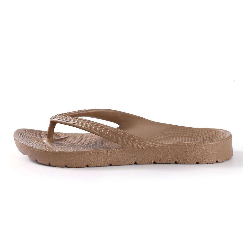 Kidmi New Men Flip Flops Orthotic Plantar Fasciitis Relief Vacation Light Shock-Absorbing Thong Sandals for Walking