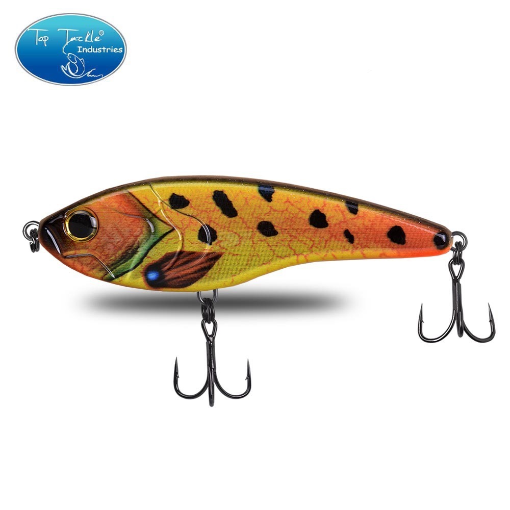 TSUYOKI Musky Jerkbaits Slow Sinking Slider Lures 90mm105mm Loud Sound Crankbaits Westin Lure Jerkbait Fishing for Pike Walleye 251021