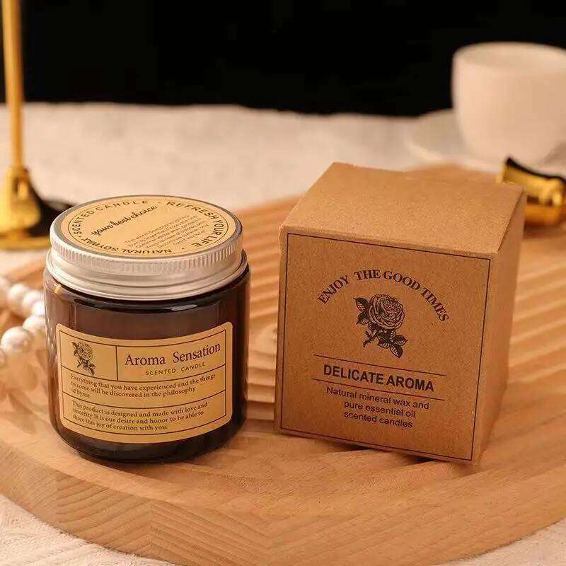 Handmade Soy Wax Aromatherapy Candle Valentines Mothers Day Christmas Birthday Graduation Lavender Scented Gift W260304 W260305