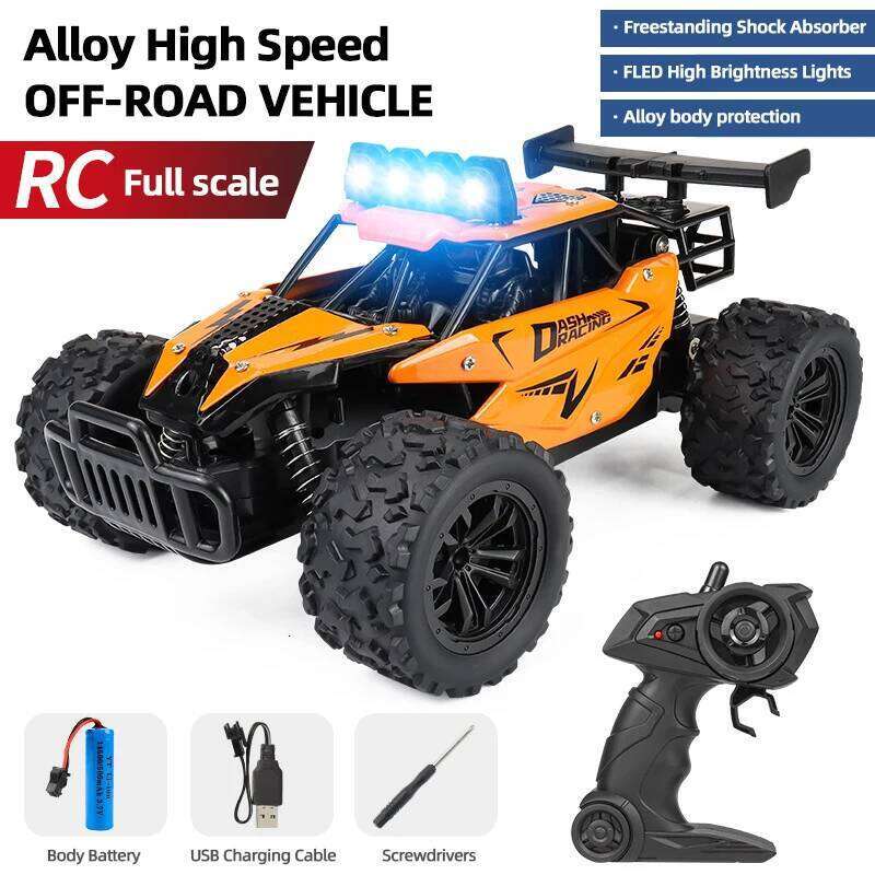 RC8 Racing Model Toy Alloy Remote Control Car 2.4GRC Proportional Throttle 1:16 Highspeed Big Foot Climbing off Road Vehicle Z260304