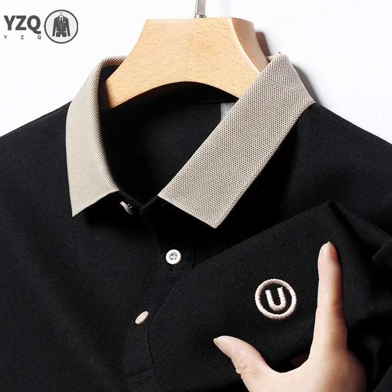 2024 Mens New Embroidered Cotton Business Leisure Short SLeeved Shirt Fashion Short SLeeved Comfortable and Breathable Top M260305