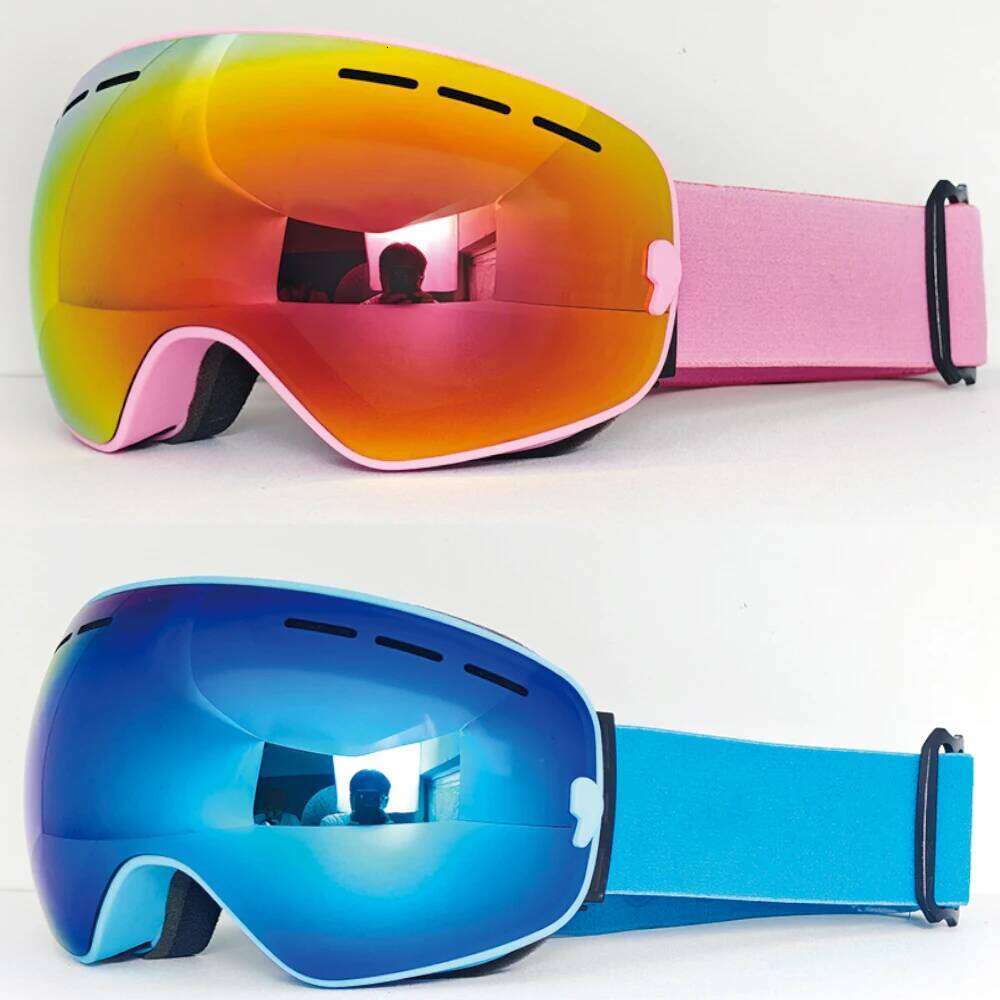 Adult Unisex Snowboard Goggles High-Definition Lenses Windproof Breathable Dustproof Fashion Protective Gear Winter Snow Sports S260304