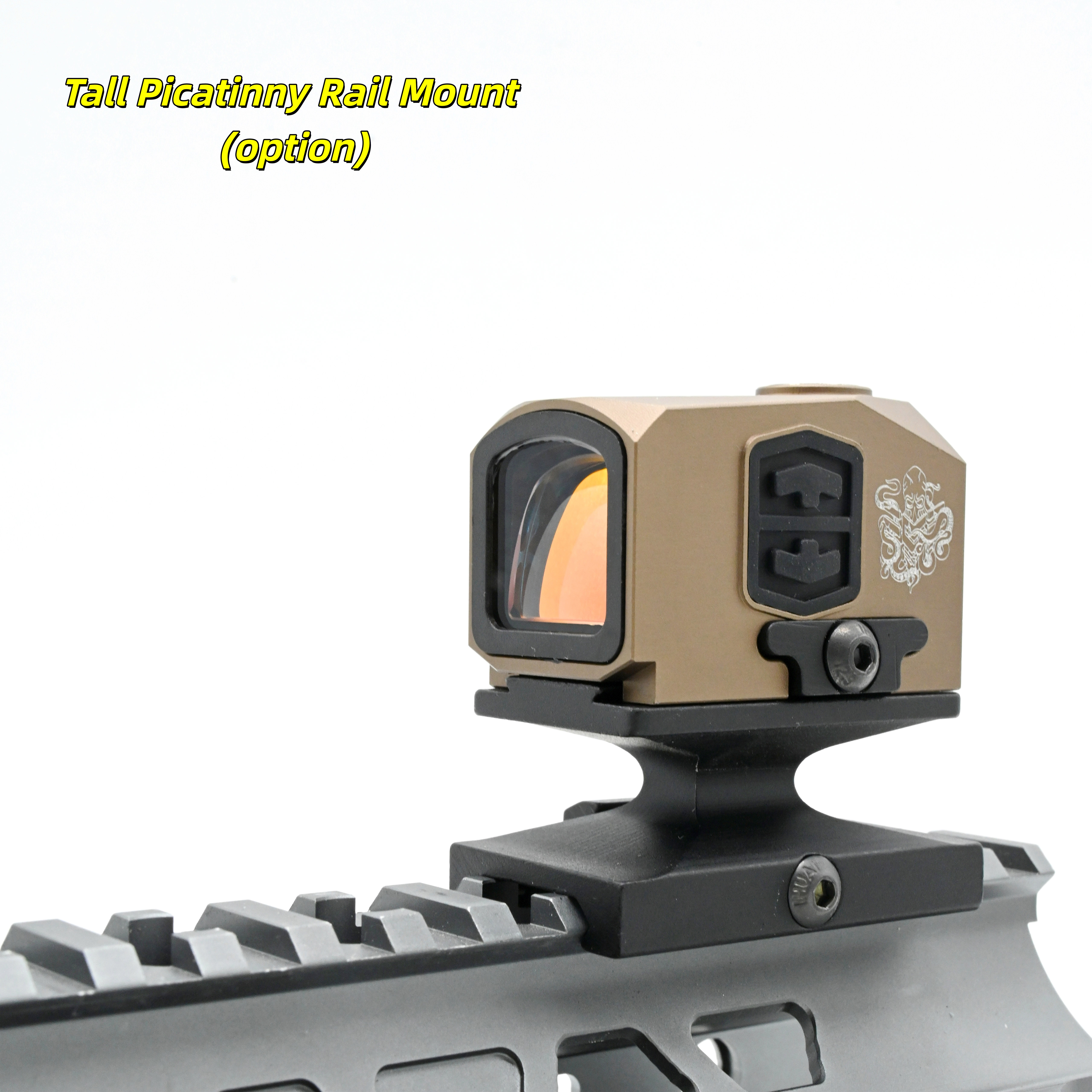 KRAKEN 3MOA RED DOT SIGHT Closed Emitter RMR and MOS Basic Mount Shack Awake