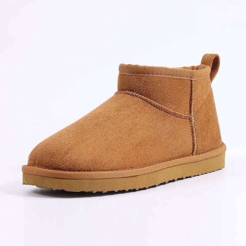 Kidmi Winter Fur Snow For Classic Mini Fuzzy indoor Outdoor Warm Antiskid House Women Ankle Boots