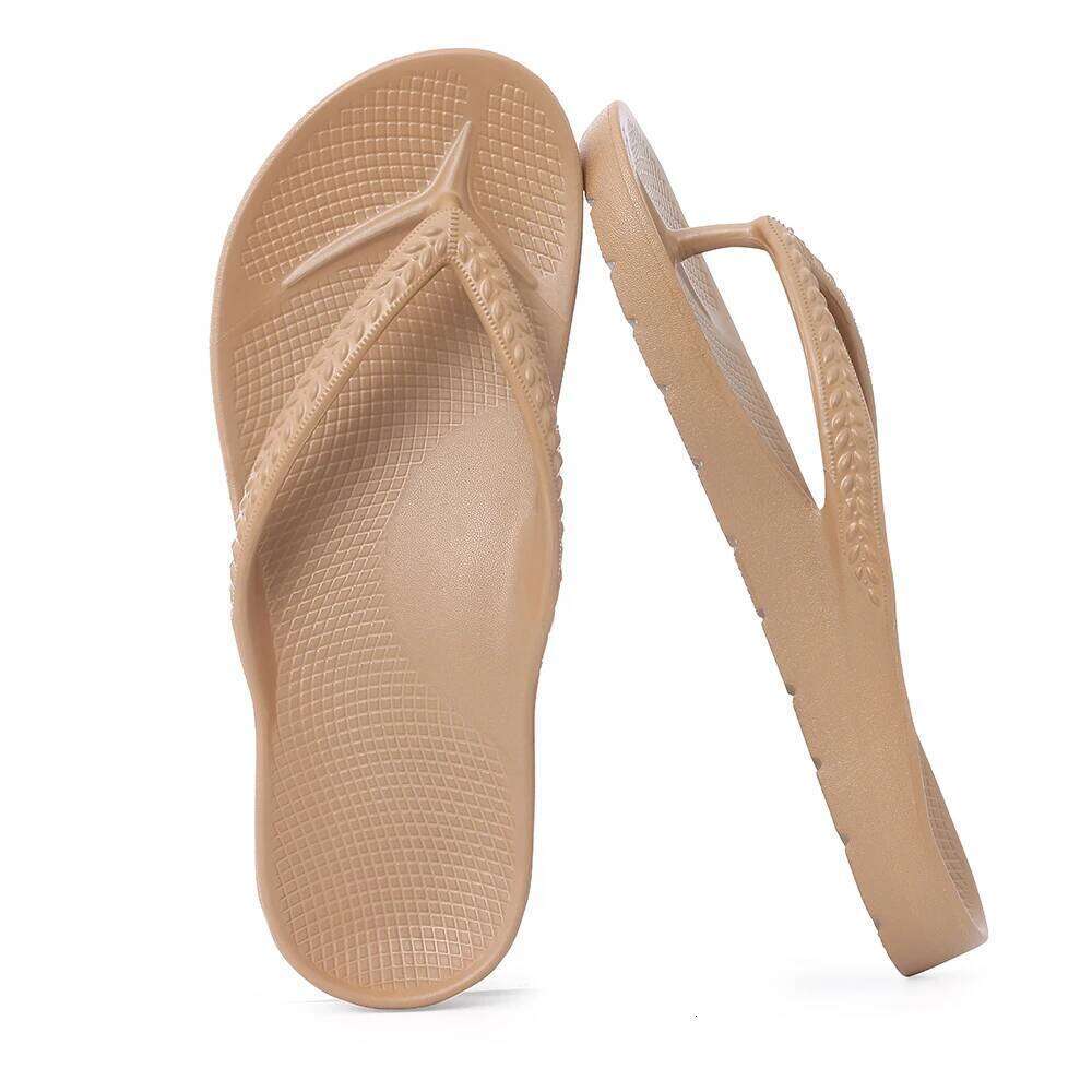 Kidmi New Men Flip Flops Orthotic Plantar Fasciitis Relief Vacation Light Shock-Absorbing Thong Sandals for Walking