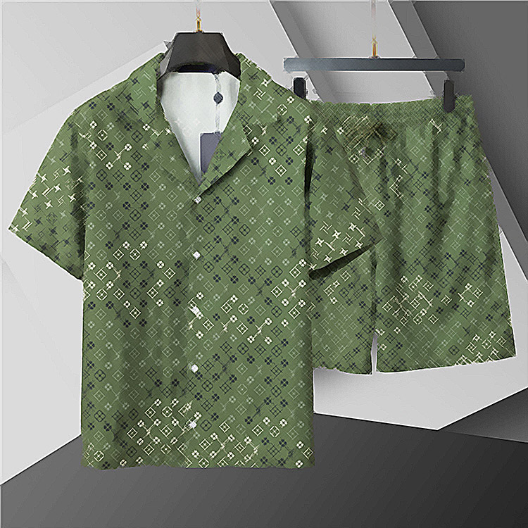 2026 new designer men's sports suit casual home suit men's and women's sports suit two-piece set shirt summer print short sleeved shorts M-XXXL