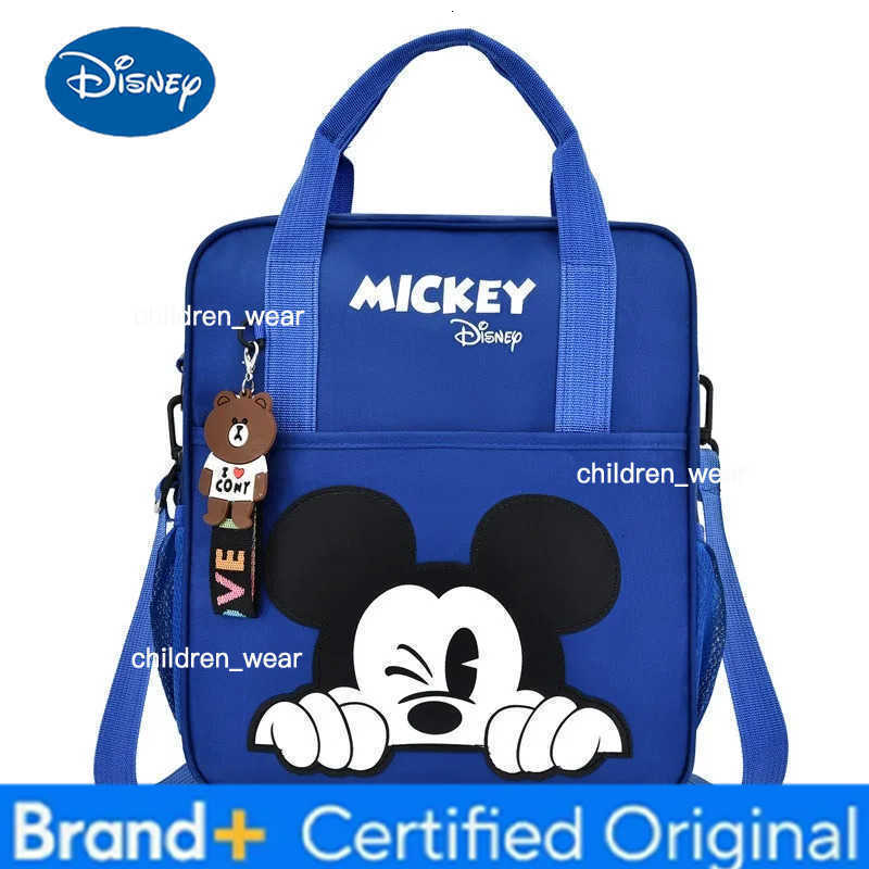 Disney New Large-capacity Tutoring Bag Tutoring Class Mickey Boys and Girls Primary School Bag Tutoring Three-use Backpack H260305