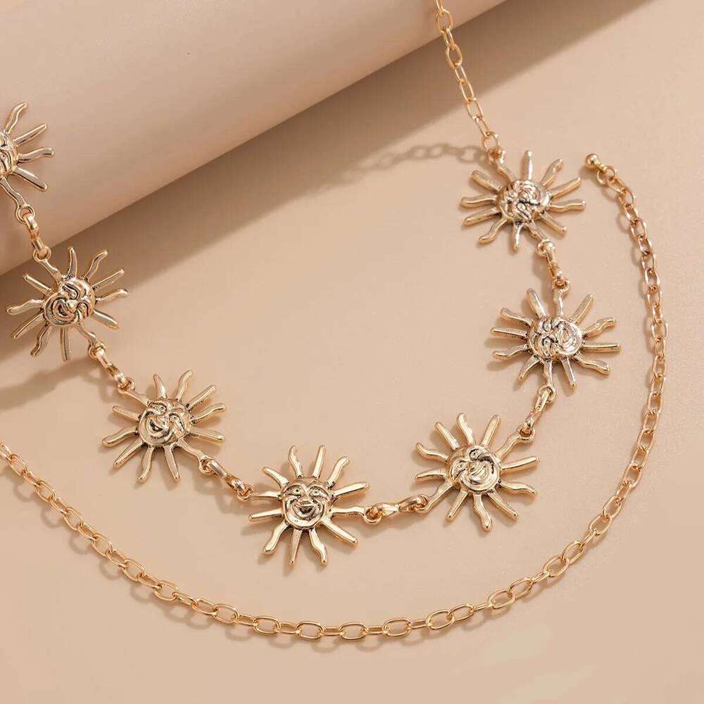 1 PCS Bohemian-style adjustable sun waist and abdomen chain body chain. Suitable for women's summer wearing of sexy bikini belt, S260304