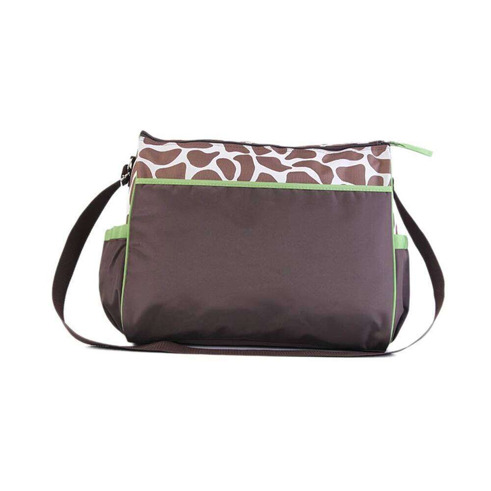 Fashion cartoon giraffe mommy large capacity multifunctional oblique span one shoulder mother-and-baby diaper bag Z260304
