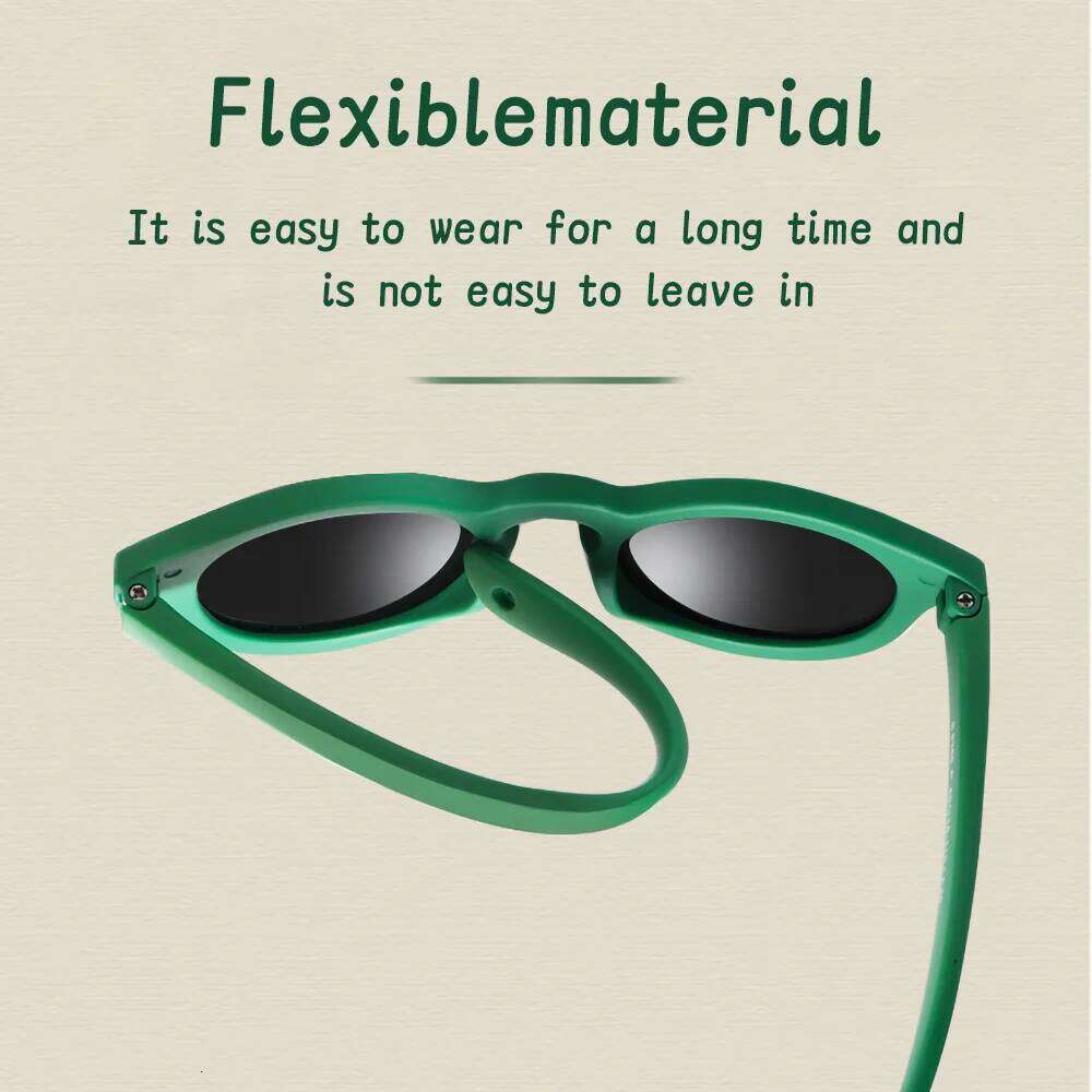 Unbreakable 0-3Y Baby Sunglasses Polarized UV400 Infant Shades Outdoor Protection Sun Glasses BPA-Free Bend Proof Goggles Z260305