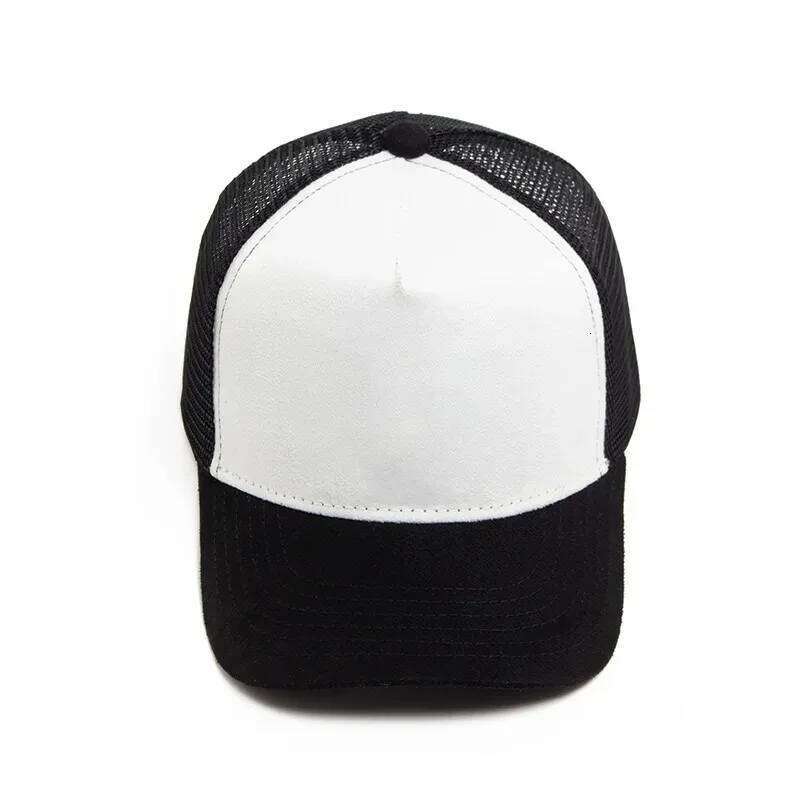2025 Unisex 5 panel Mesh Suede Trucker Hat Custom Print Logo Men Baseball Cap Spring Summer Breathable Sports Hats Women gorros Y260304