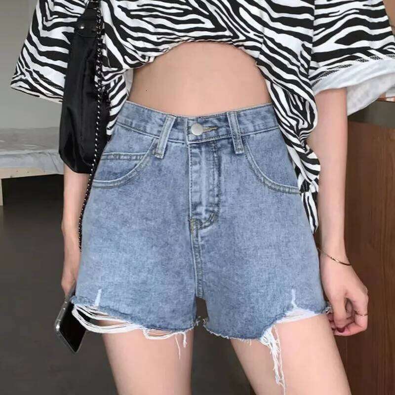 Shorts Women Street Wear Simple All-match Leisure Summer Cool Girls Clothing New Arrival Ropa Para Mujer Zippers High Waist Fit XJ260305