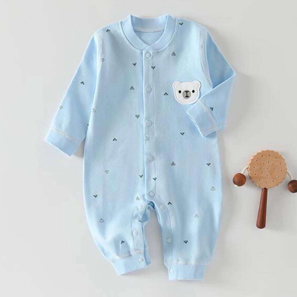 Unisex Clothes Newborn Girl Romper Long Sleeve 100% Cotton Spring Autumn Baby Jumpsuit For Boy Z260304