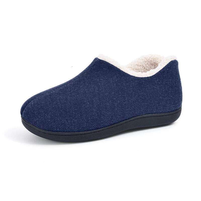 Kidmi Winter Fuzzy Women's Indoor With Memory Foam Casual Ladies House Shoes Non-Slip Rubber Sole Women Cotton Slippers