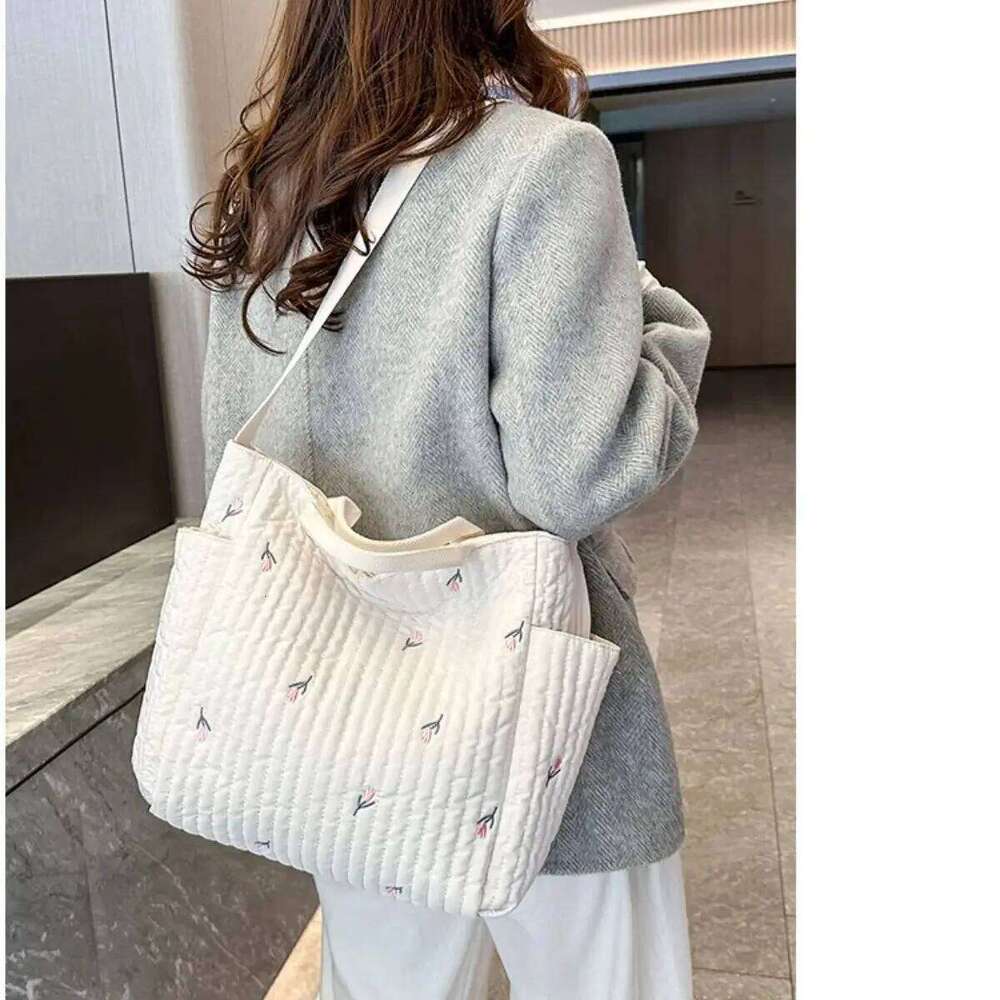 Diaper Handbag Embroidered Women Shoulder Crossbody Hospital Travel Mother Kid Large Mommy Bag Baby Organizer Maternity Pack Z260304