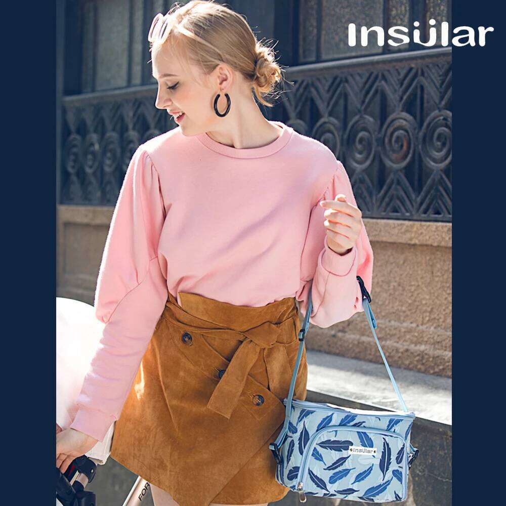 Insular Brand Portable 600D Polyester Mommy Travel Baby Diaper Thermal Stroller Hanging Organizer Nappy Bag Z260304