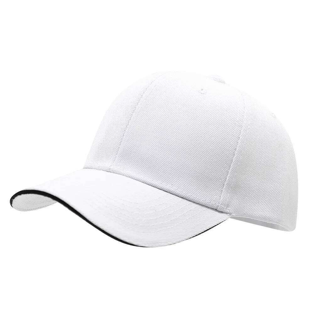 17 6 pieces of wool fine men and women casual solid color baseball outdoor travel fashion cap Y260304