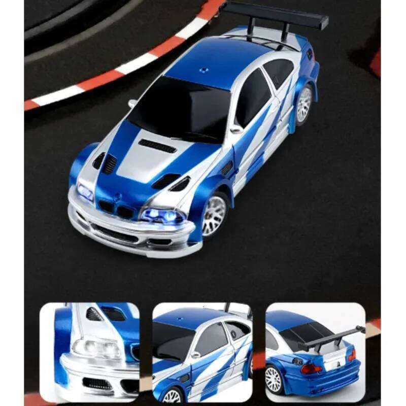 Mini Gifts 1/43 RC Race Dift RTR 4WD Four-wheel Drive Radio Control High Speed Model 2.4g Racing Drifting Car Toy for Boys Z260304
