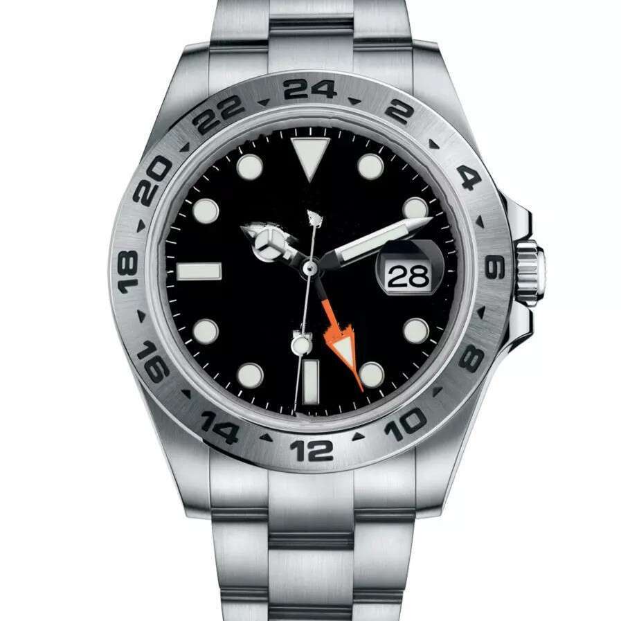 Manufacturer Supply Mechanical Movement Casual AAA Calendar Steel Band Pointer Men's Watch High-Quality