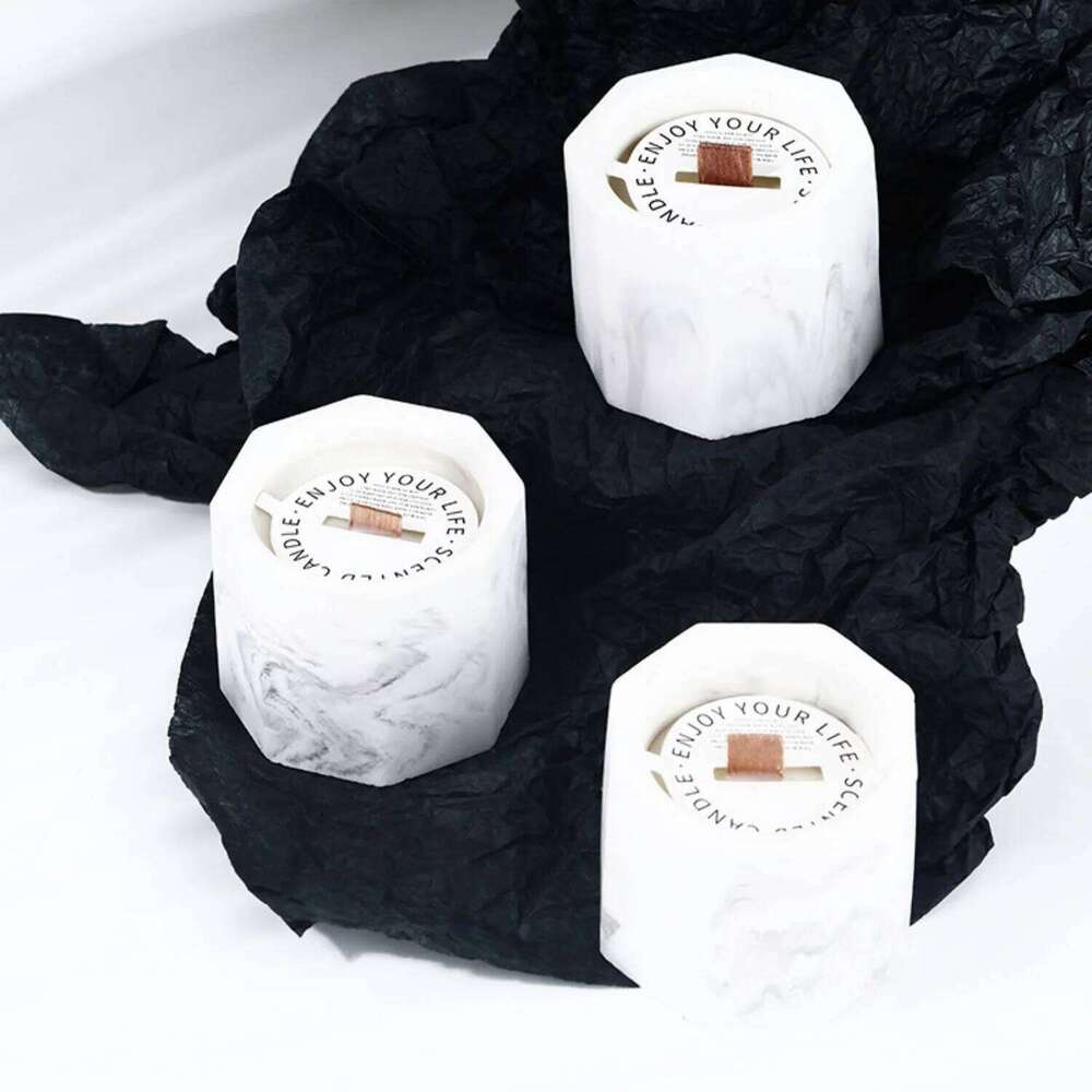 1pc Handmade Soy Wax Marble Cup Candle - Ins Style Essential Oil Aromatherapy, Creative Gift for Home Wedding Party W260304 W260305