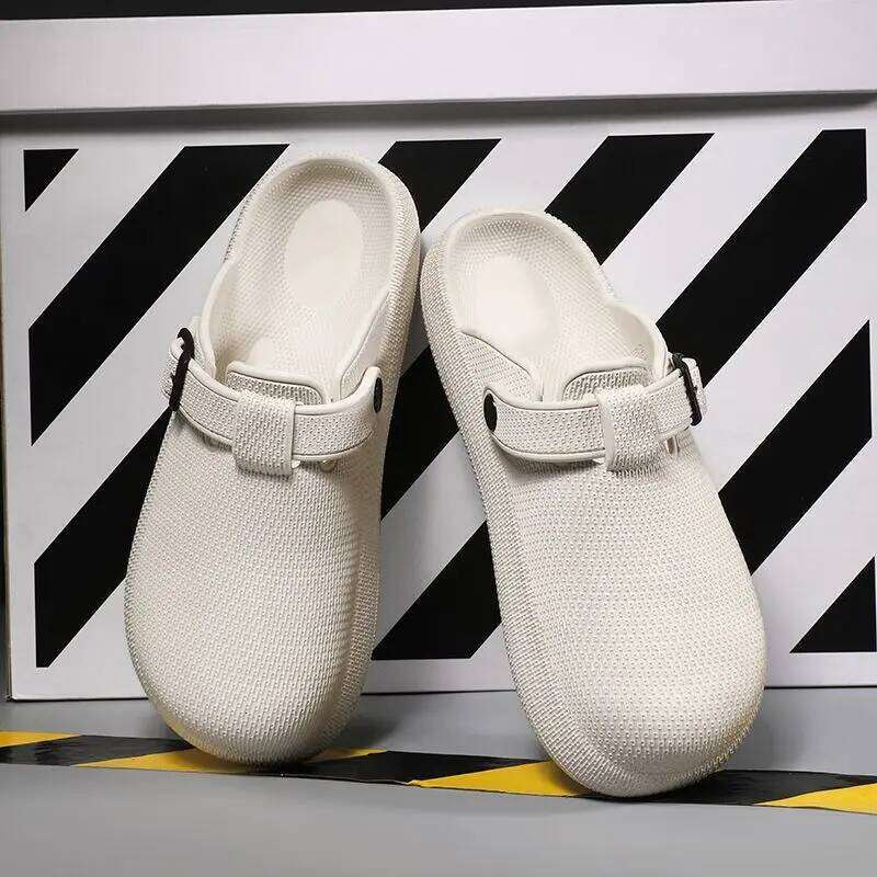 Kidmi Fashion Clogs Garden Summer Nonslip Beach Slippers EVA Flat Sandals Casual Waterproof Men Shoes