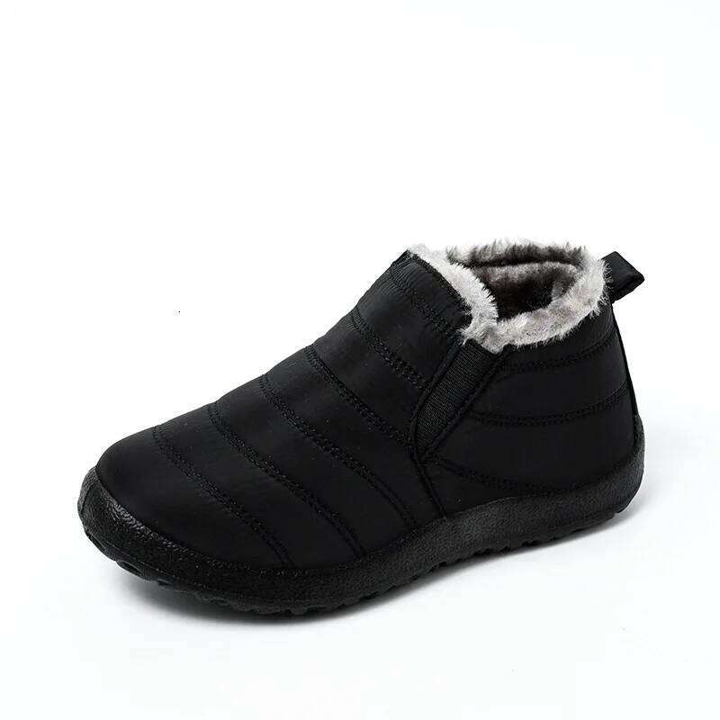 Kidmi Winter Fuzzy Warm Cold-proof Velvet Antiskid Waterproof Boots Outdoor Indoor Soft House Women Shoes