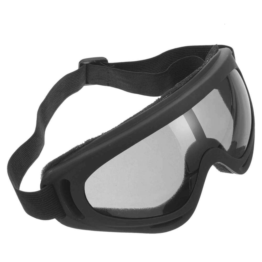 1Pair Windproof Cycling Riding Protective Goggles Outdoor Sports Skiing Clear Lens Motorcycle Accessories S260304