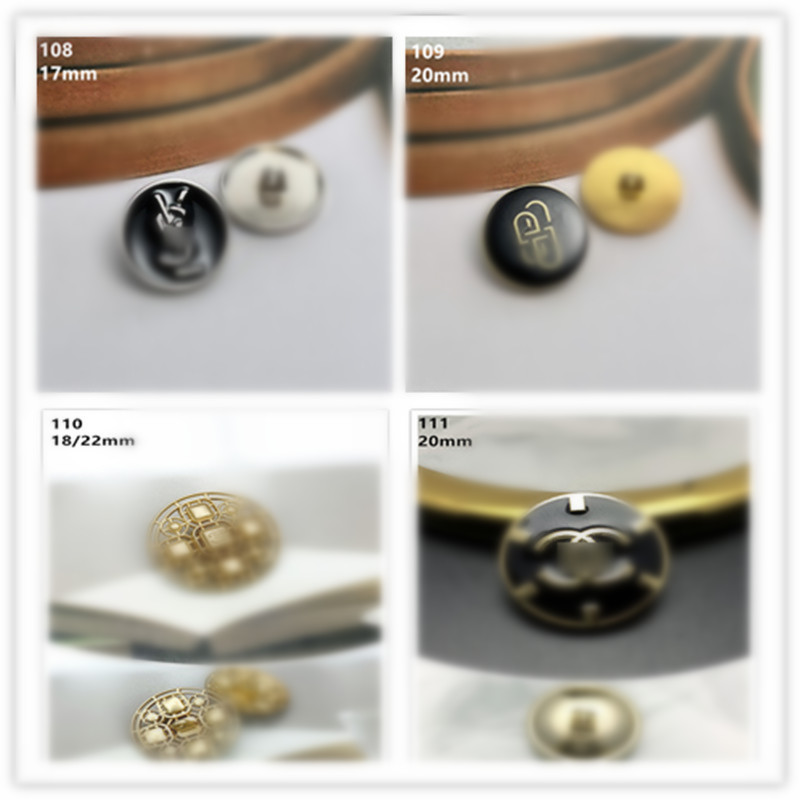 4 pieces/bag Premium Quality Jacket/Suit Buttons Set with Elegant Design Available Sizes from 10mm to 25mm 112
