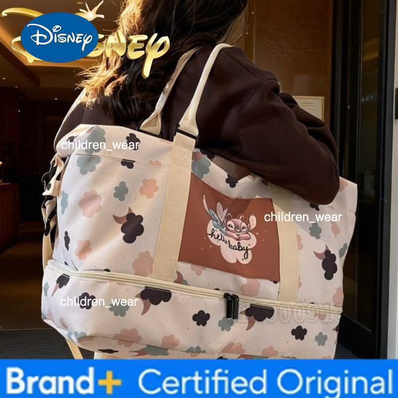Disney New Diaper Bag Handbag Large Capacity Baby Diaper Bag Handbag Cartoon Multifunctional Baby Products Storage Bag H260305