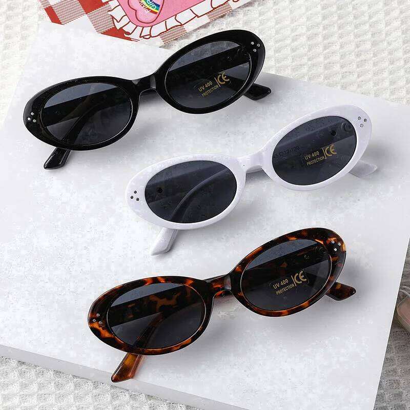 Vintage Cat Eye Kids Sunglasses Boys Girls Small Frame Gift Sun Glasses Fashion Children Baby Oculos De Sol Infantil UV400 Z260305