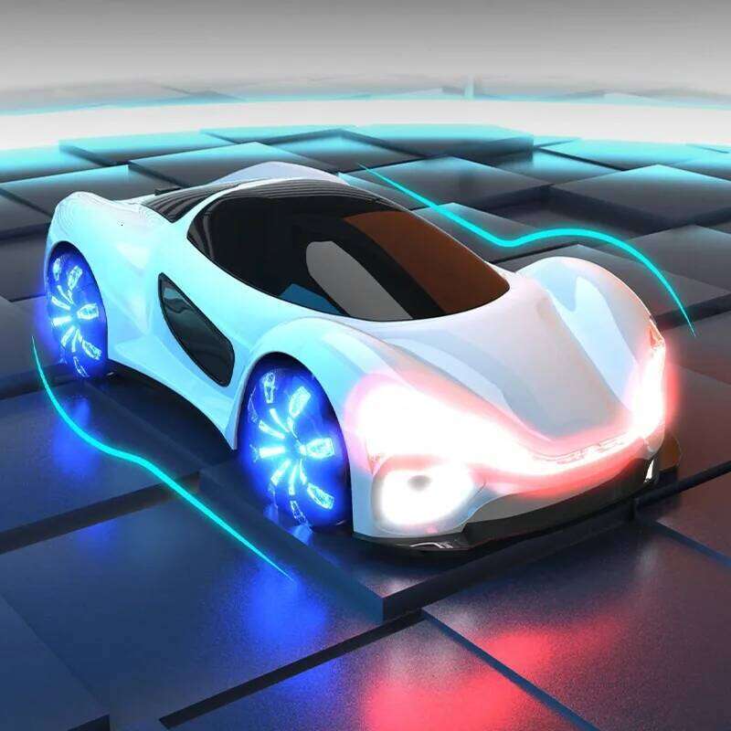 Energy Concept Remote Control RC Drift Car with Spray Streamer Multiple Light Modes New Charging Pile Style Z260304