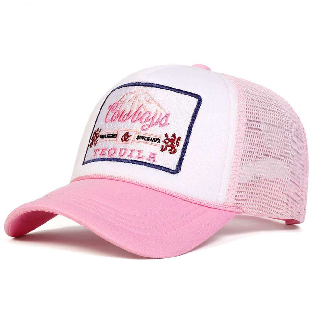 Unisex TEQUILA Letter Embroidery Baseball Net Caps Spring and Summer Outdoor Adjustable Casual Hats Hip Hop Sunscreen Hat Y260304