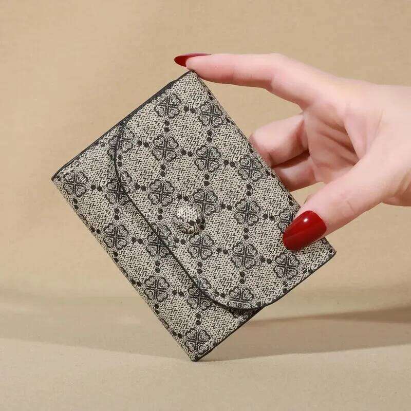 Women's Fashion Short Zero Large Capacity Bag Multi Card Pocket Wallet C260304