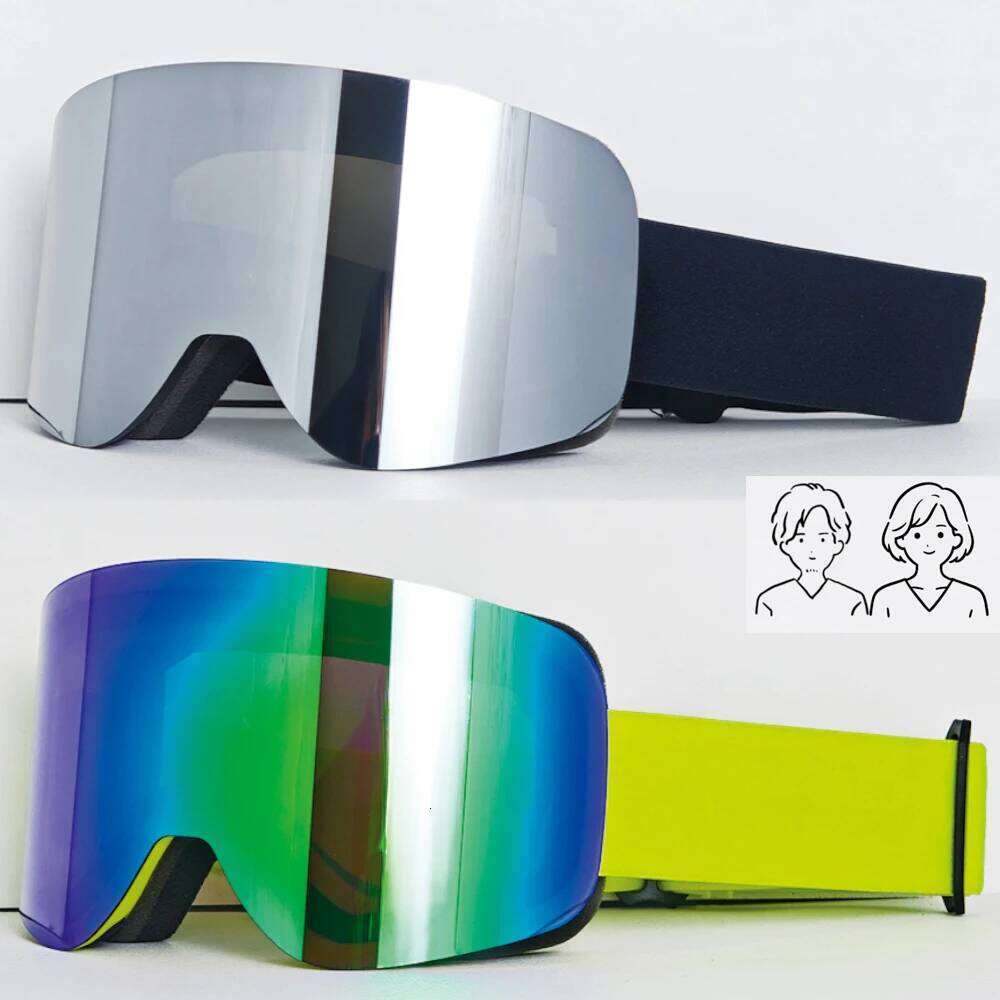 High Definition Safety Goggles Ski Snowmobile Use Men Women WindProof DustProof SandProof Winter Outdoor Glasses S260304
