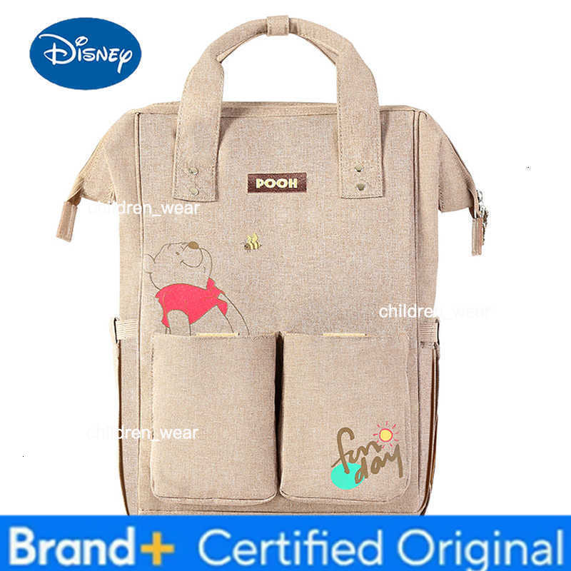 Disney Baby Diaper Backpack USB Bottle Insulation Heating Mummy Nappy Changing Bags For Baby Care Mom Stroller Oxford Handbags H2603051