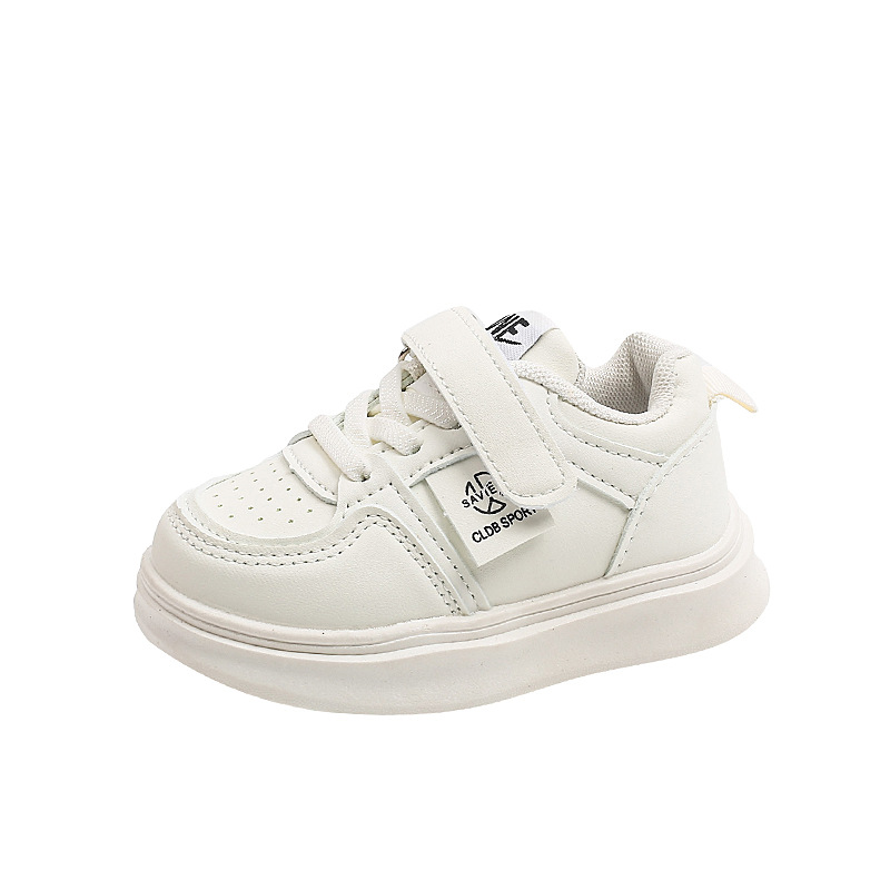 Free Shipping Kid's Shoes Kids Sports Shoes, Boys Girls Sneakers for Children Youth Casual Running Student's white shoes Size 24-31