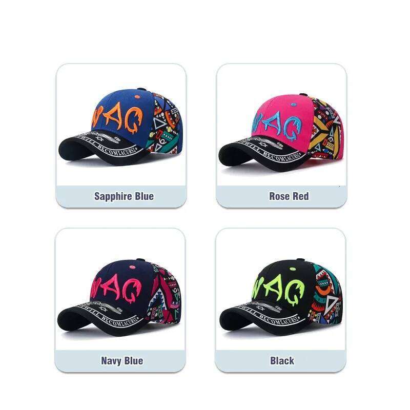 New Casual Fashion Letter Embroidery Printing Baseball Cap Outdoor Sunscreen Sunshade Hat Y260304